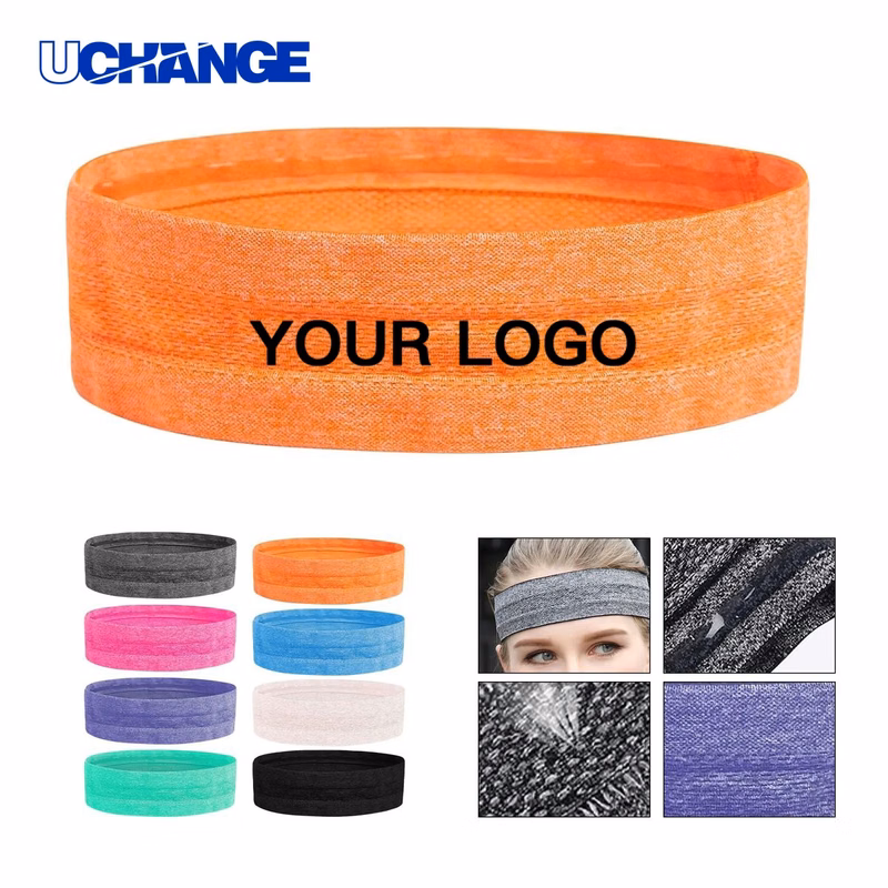 Polyester Spandex Athletic Headband Band for Training