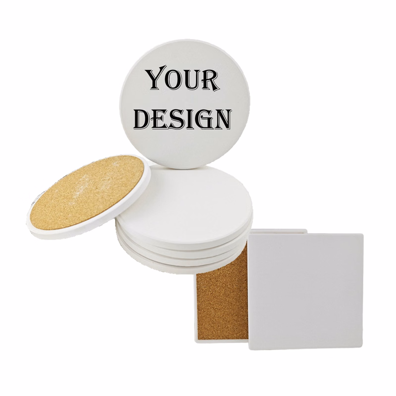 Stylish Ceramic Coaster With NonSlip Backing