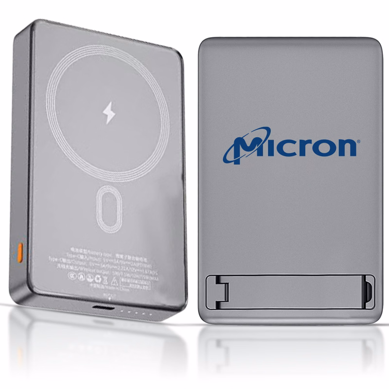 Ultra-Thin Magnetic Wireless Power Bank with Stand