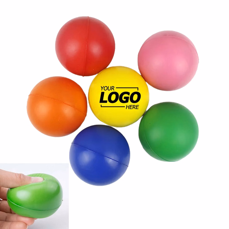 Round Colorful PU Foam Stress Ball