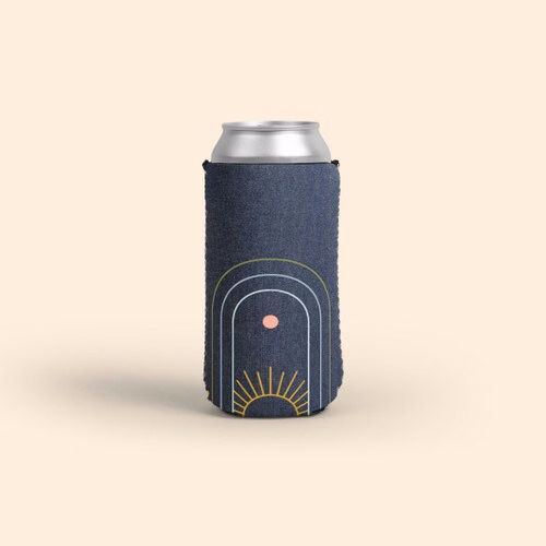 16 OZ ENERGY DRINK KOLDER KADDY - DENIM NEOPRENE