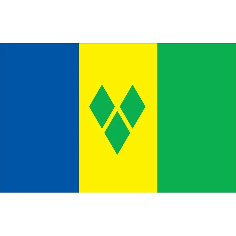 St Vincent And Grenadines Flag - 2' x 3' - Nylon 1