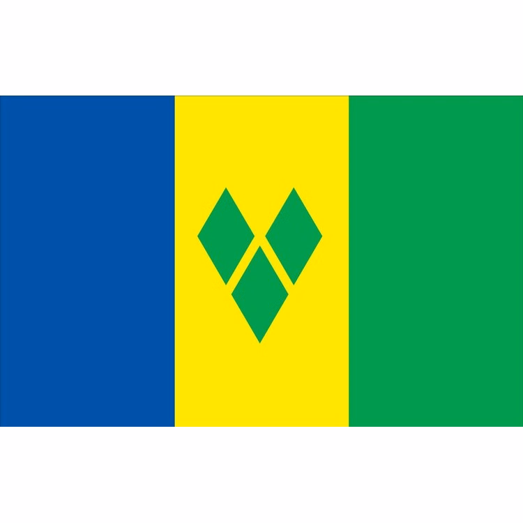 St Vincent And Grenadines Flag - 2' x 3' - Nylon