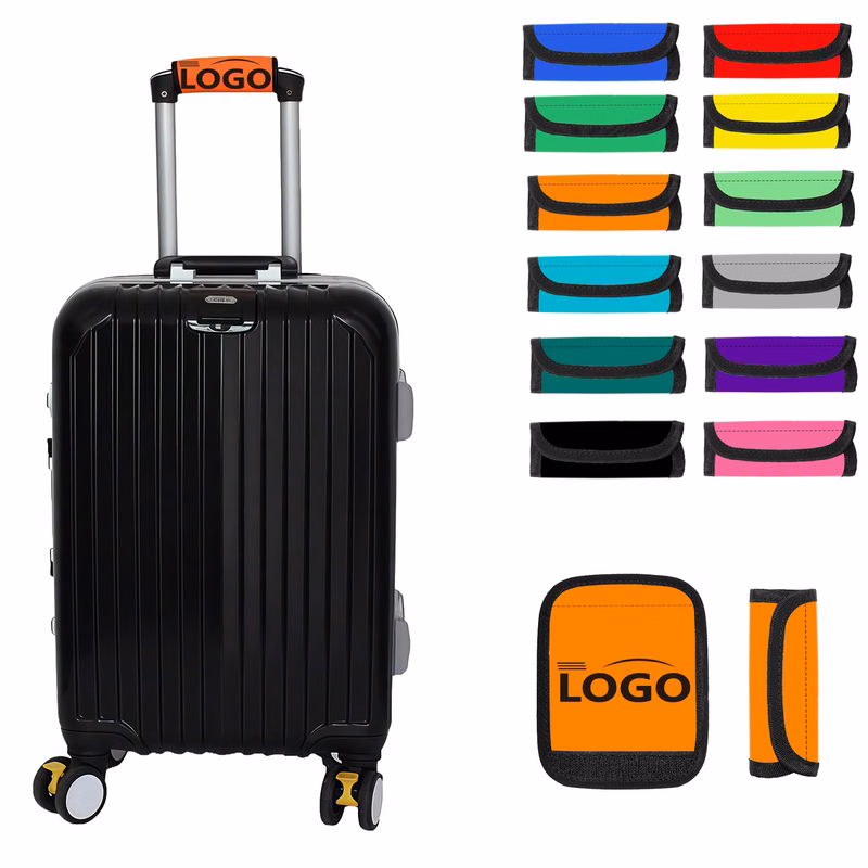 Linen-Look Luggage Handle Cover