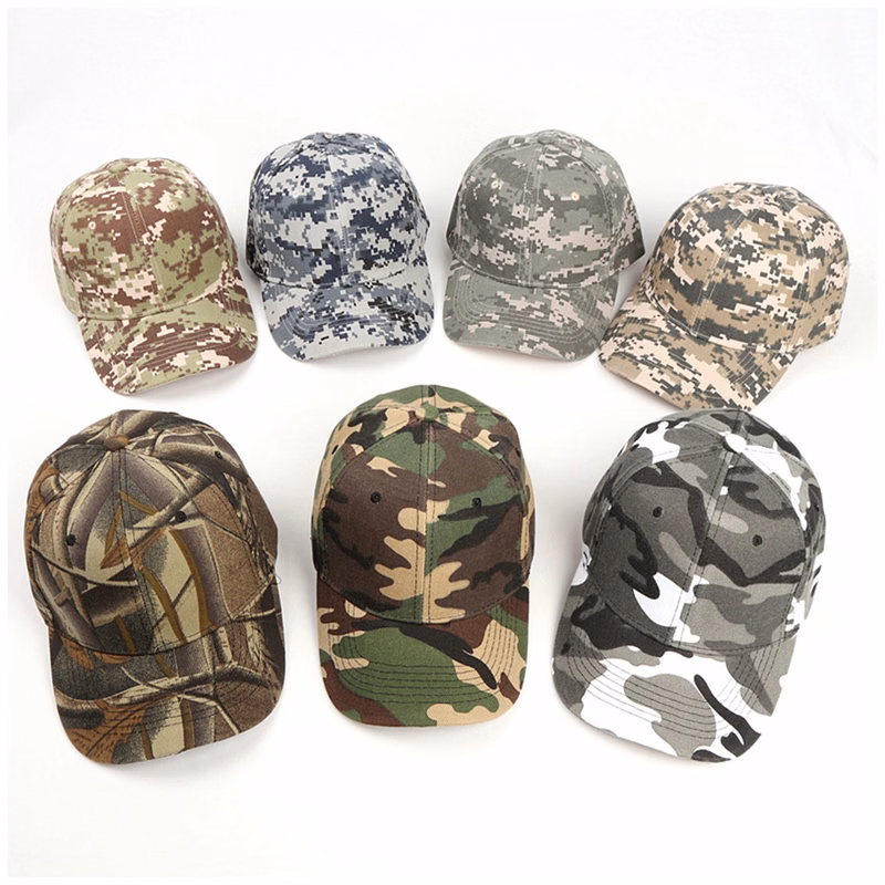 Embroidery Camouflage Baseball Cap MOQ 30PCS