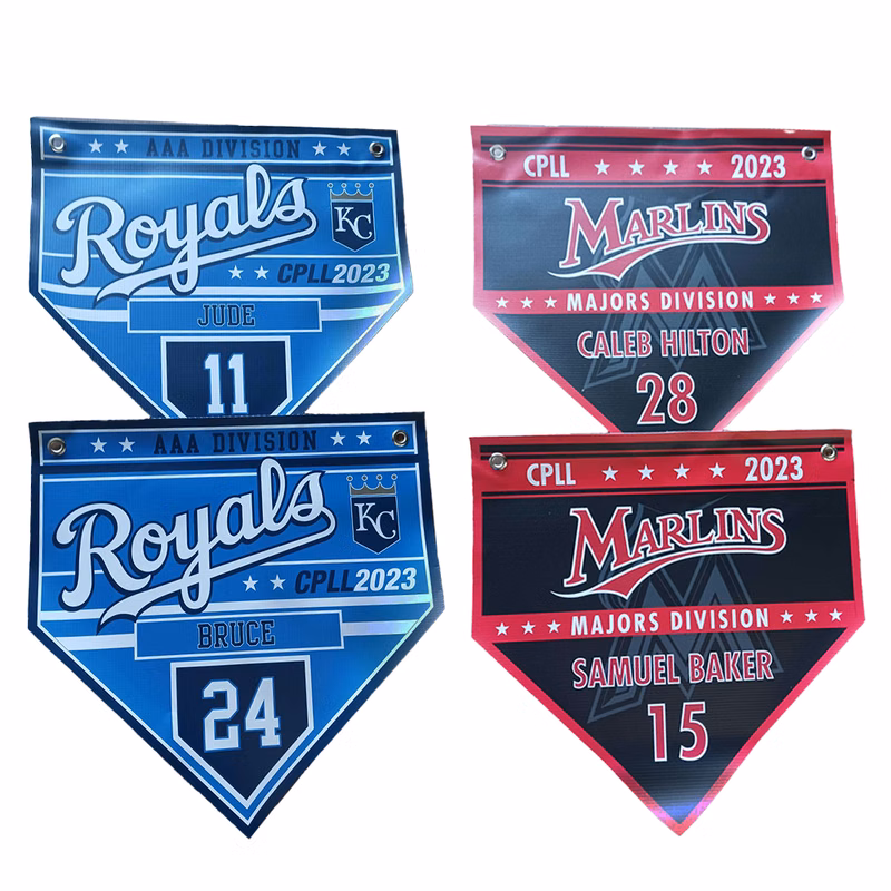 Custom Baseball Home Plate Banner