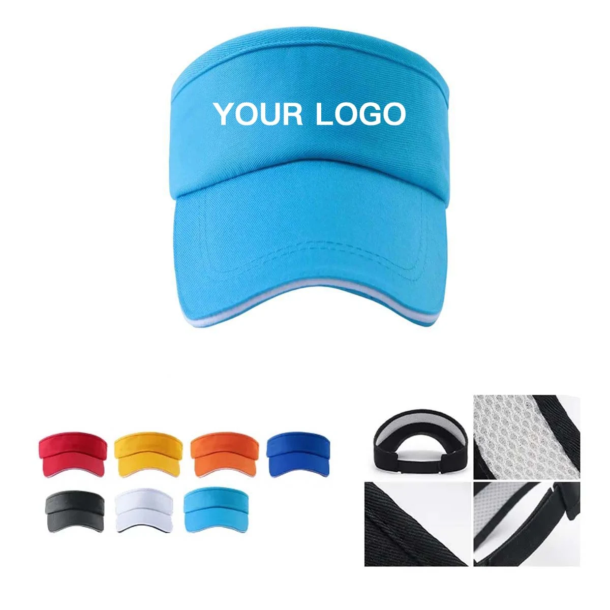 Moisture Wicking Sun Visor for Golf and Tennis 1
