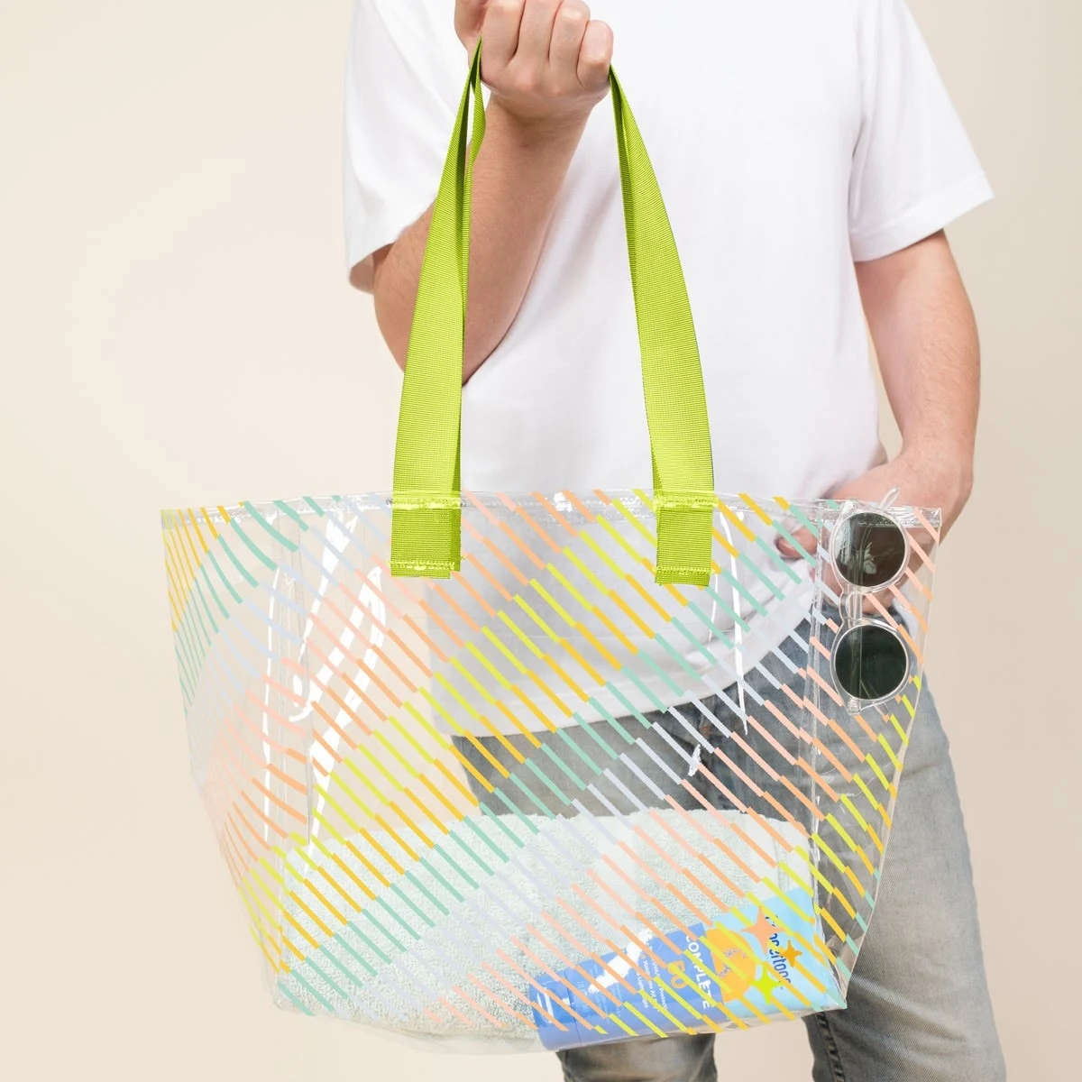 ALL DAY TOTE - CLEAR VINYL - MEDIUM 1