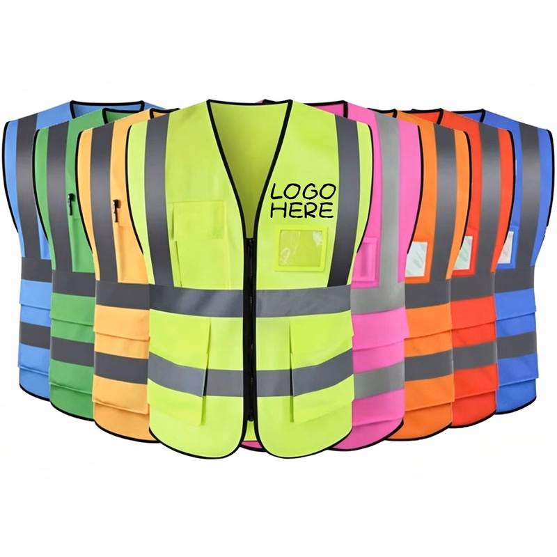 Four Pocket Reflective Work Safety Vest