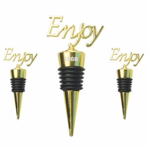 Charming Enjoy Shaped Wine Cork Bottle Stopper