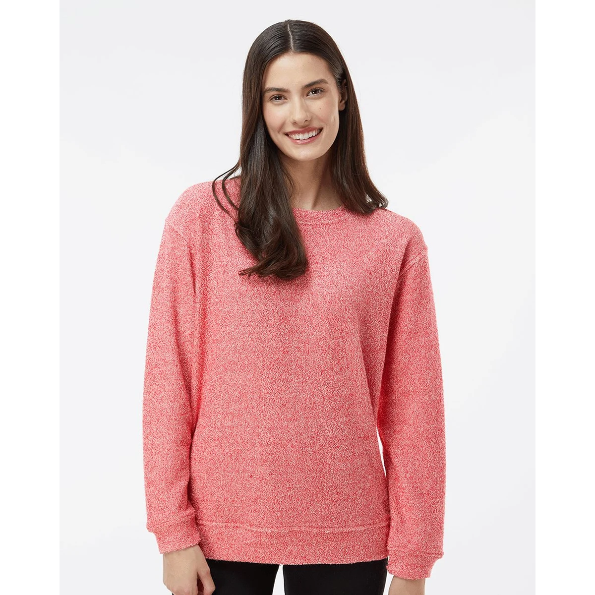 Women's Cozy Crewneck Pullover - L01 1