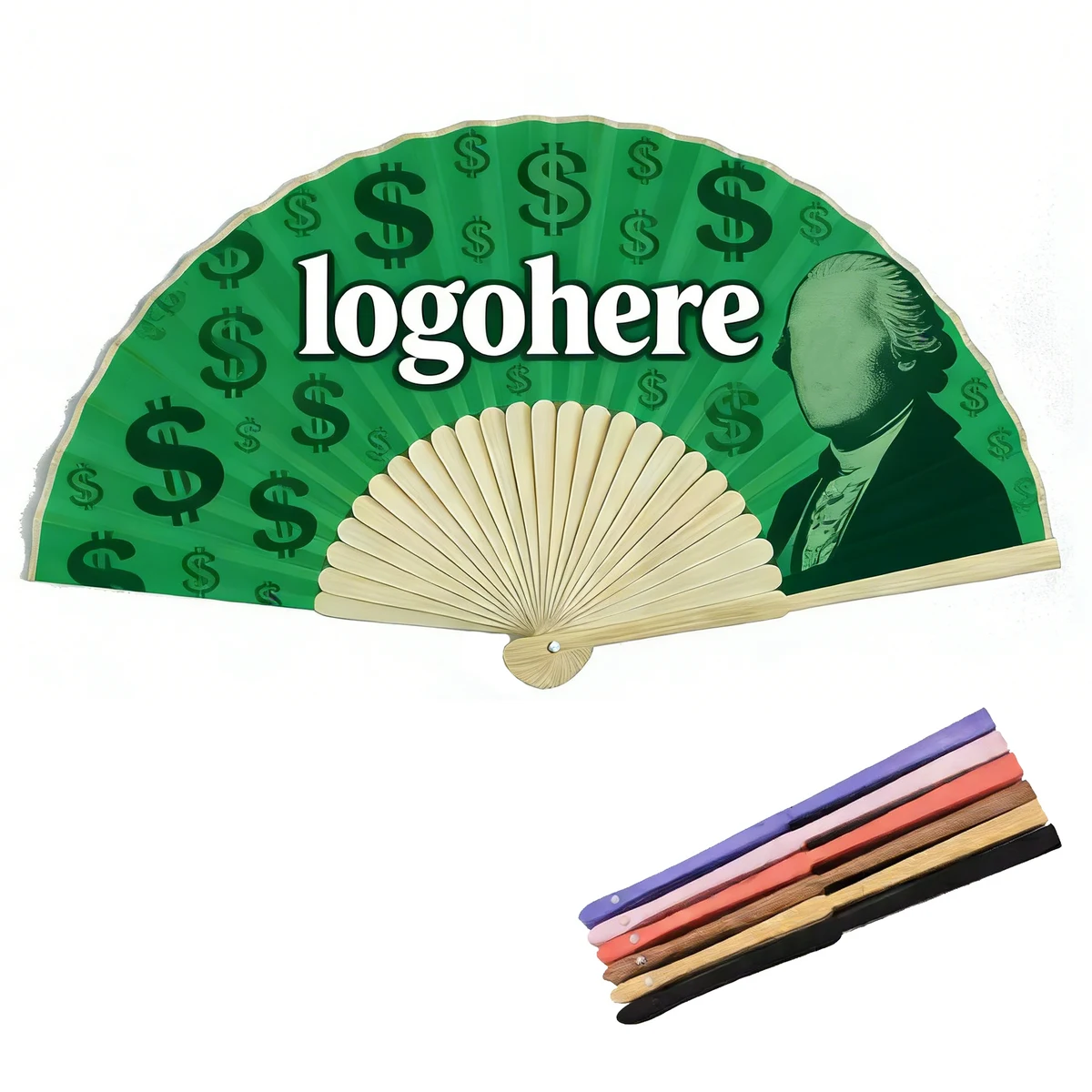 Custom Bamboo Hand Fan for Wedding 1