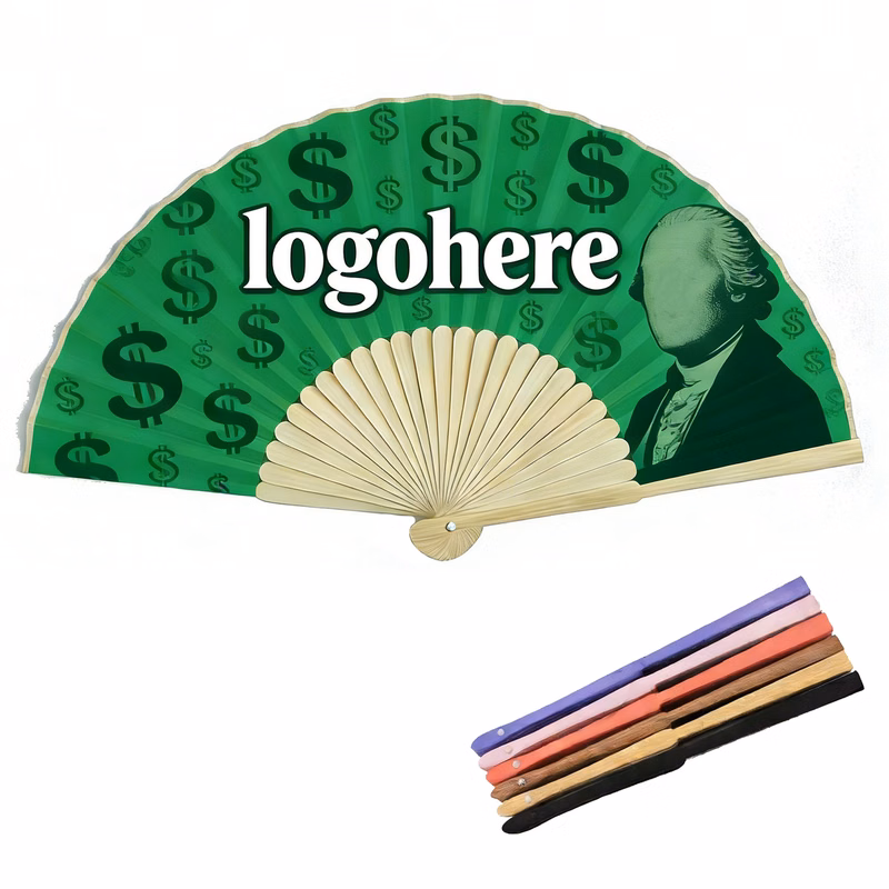 Custom Bamboo Hand Fan for Wedding