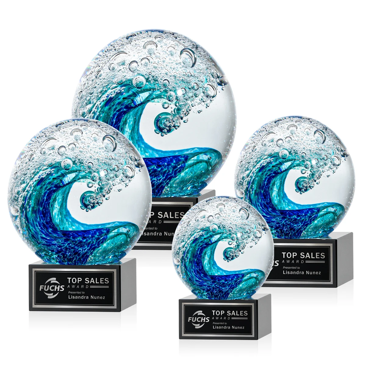 Surfside Award on Hancock Base - Black 1