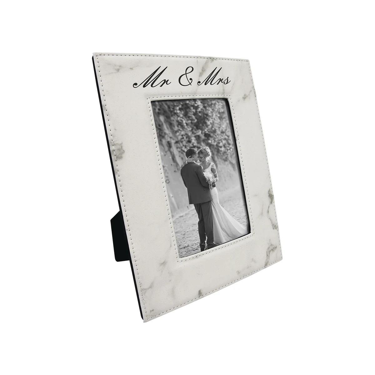 4" x 6" Marble Leatherette Photo Frame 1