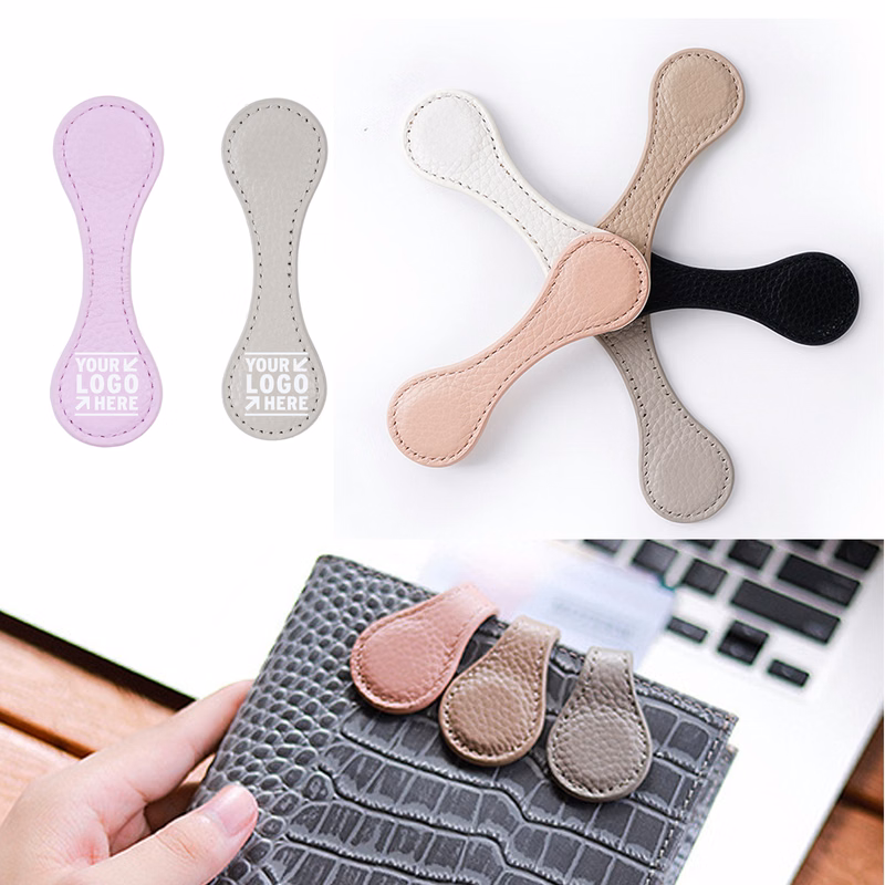 Vegan Leather Magnetic Bookmark