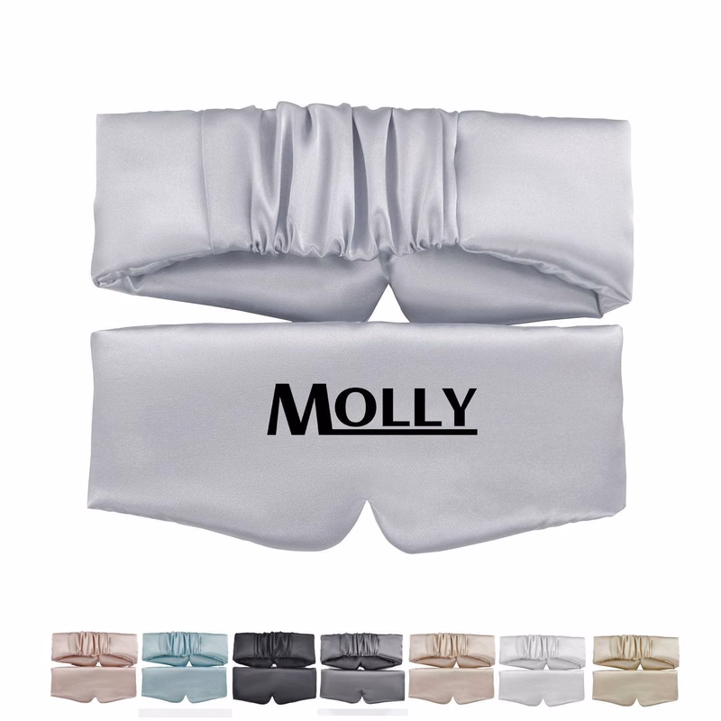 Satin Silk Sleep Mask w/ Elastic Band