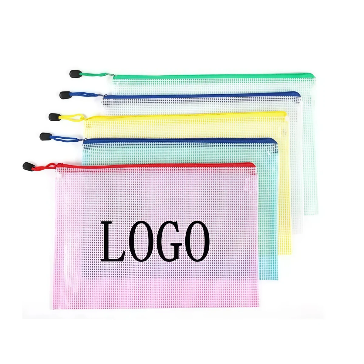Waterproof Zipper File for Documents Storage Bag A4 1