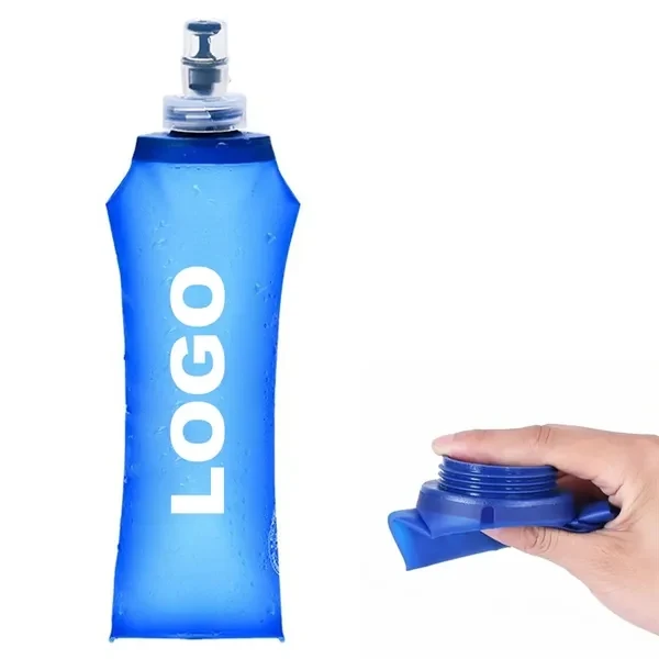 Soft Folding Water Bottles (500ml) for Commutes, Fitness and Travel 1