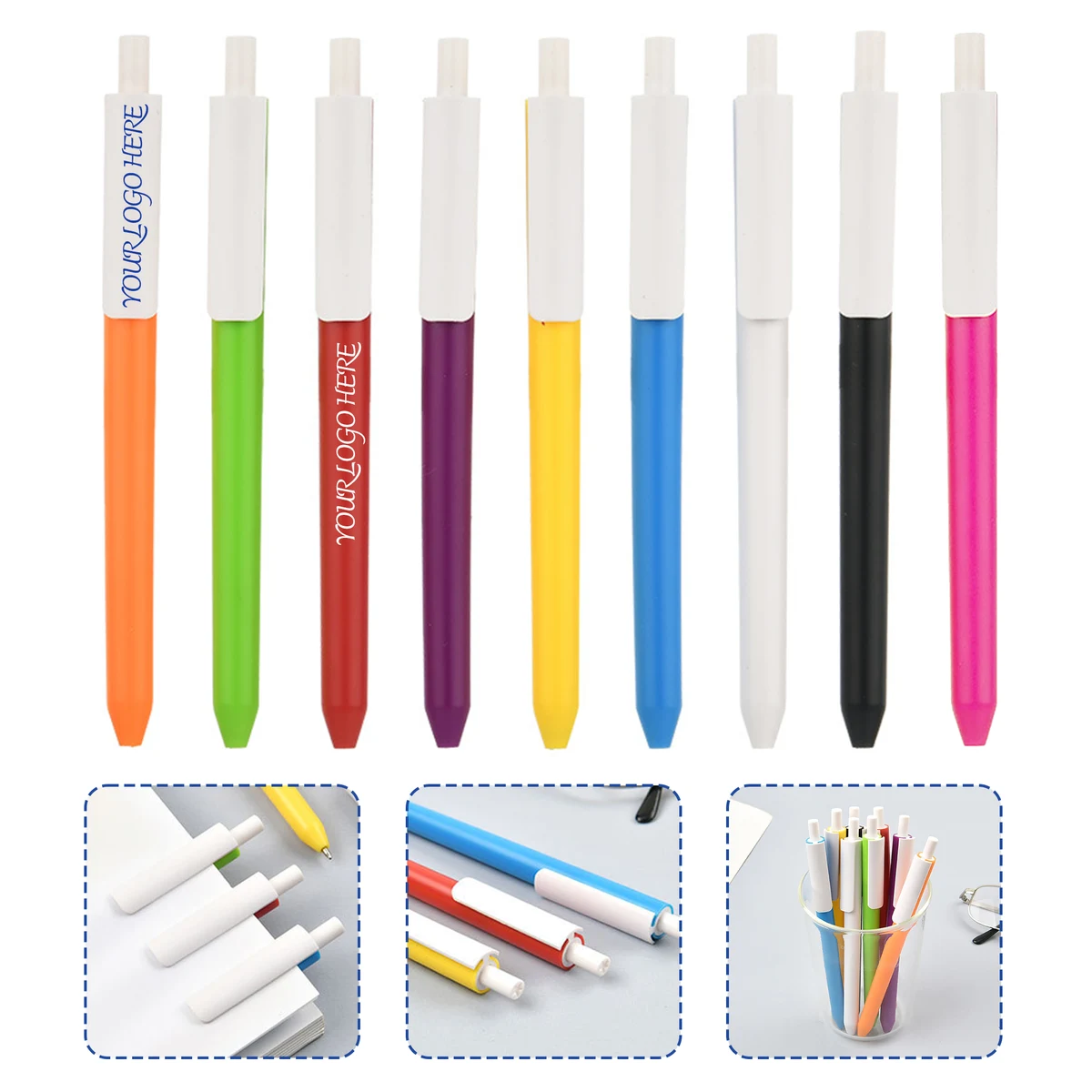 Multi-Color Retractable Ballpoint Pens 1