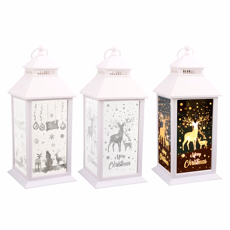 Christmas Laser Pattern Lantern Wind Lamp