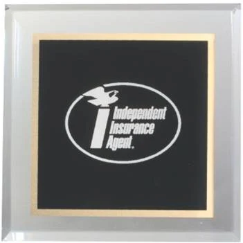 Solid Black Acrylic Paperweight 1