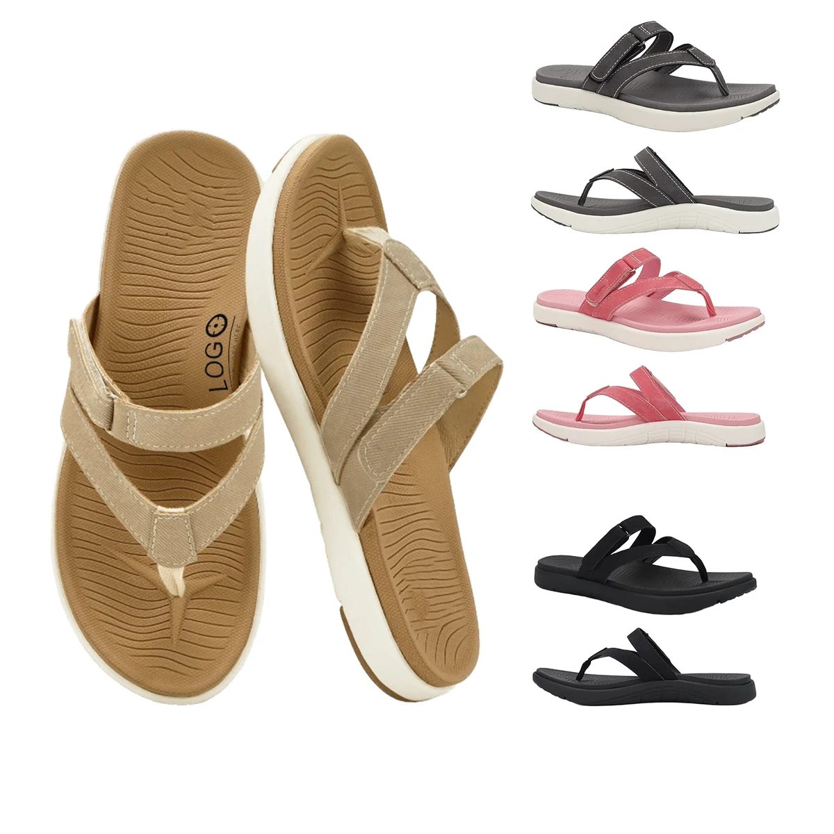 Women Flip Flops with Arch Support 1