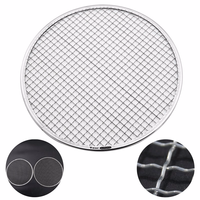 Stainless Steel Korean Style Outdoor Camping Grill Net