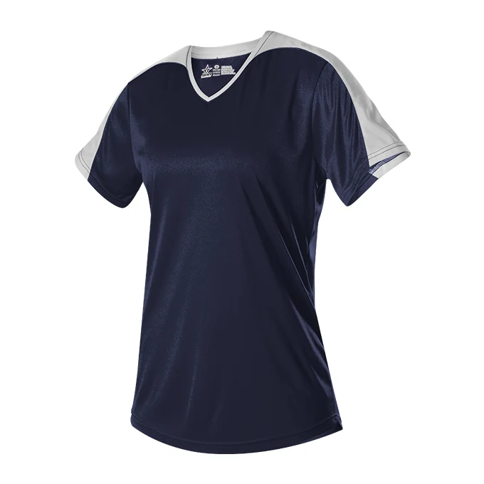Womens V Neck Fastpitch Jersey 1