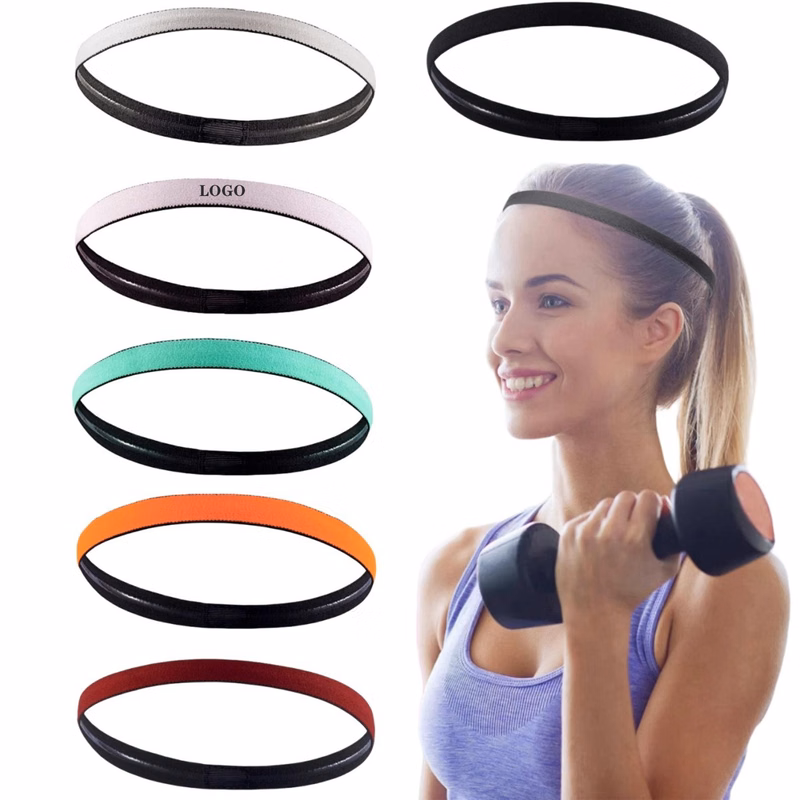 Sports Hairband Elastic Band Non-slip Silicone Headband