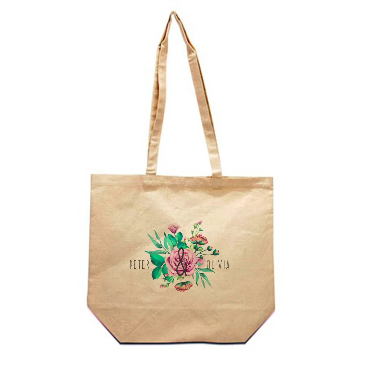 10 oz. cotton Mid Size Economy Canvas Tote 1