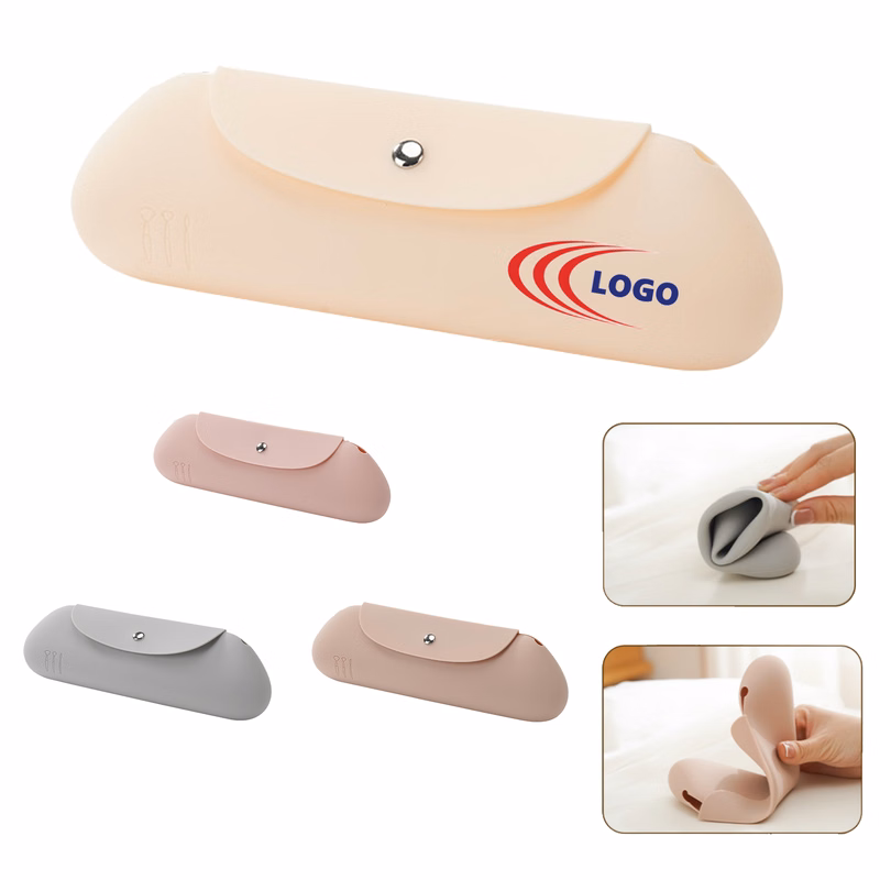 Compact Silicone Cosmetic Case ?C Flexible & Sleek Design