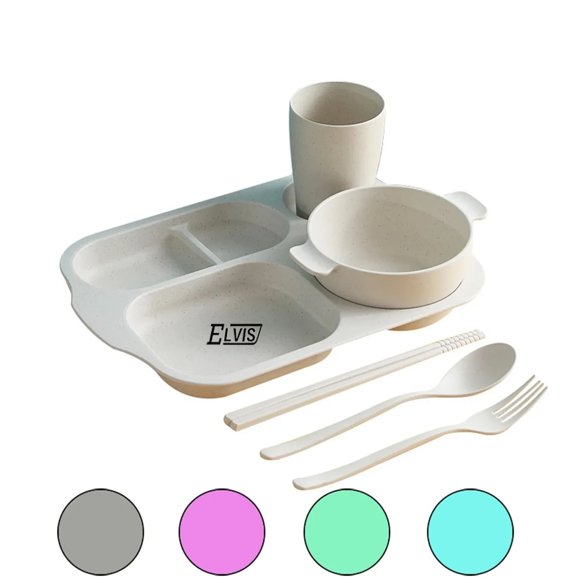 Student Plastic Dining Plate Set 1