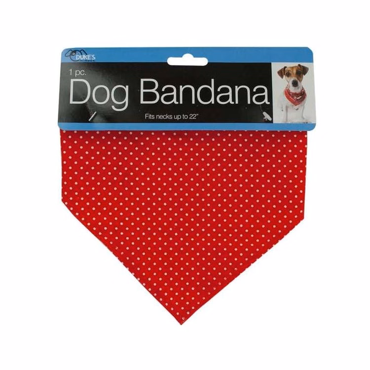 Polka Dot Dog Bandana with Snap Closure Assorted