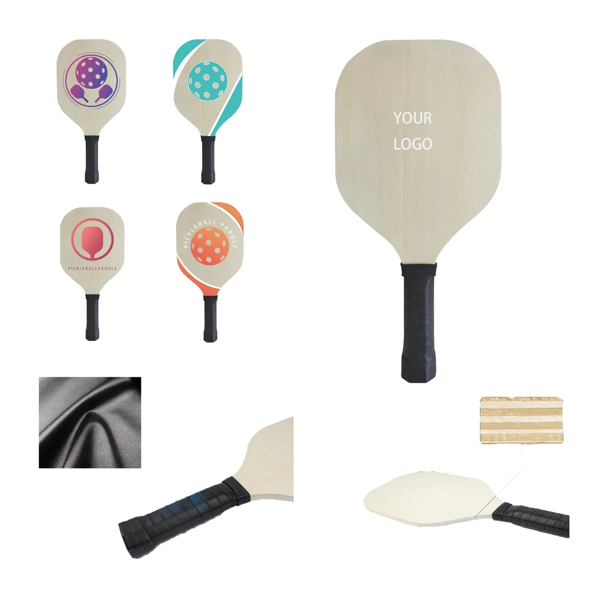 Wooden Pickleball Racket 1