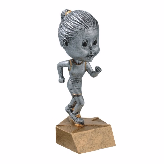Track, Female Bobble Head Figure