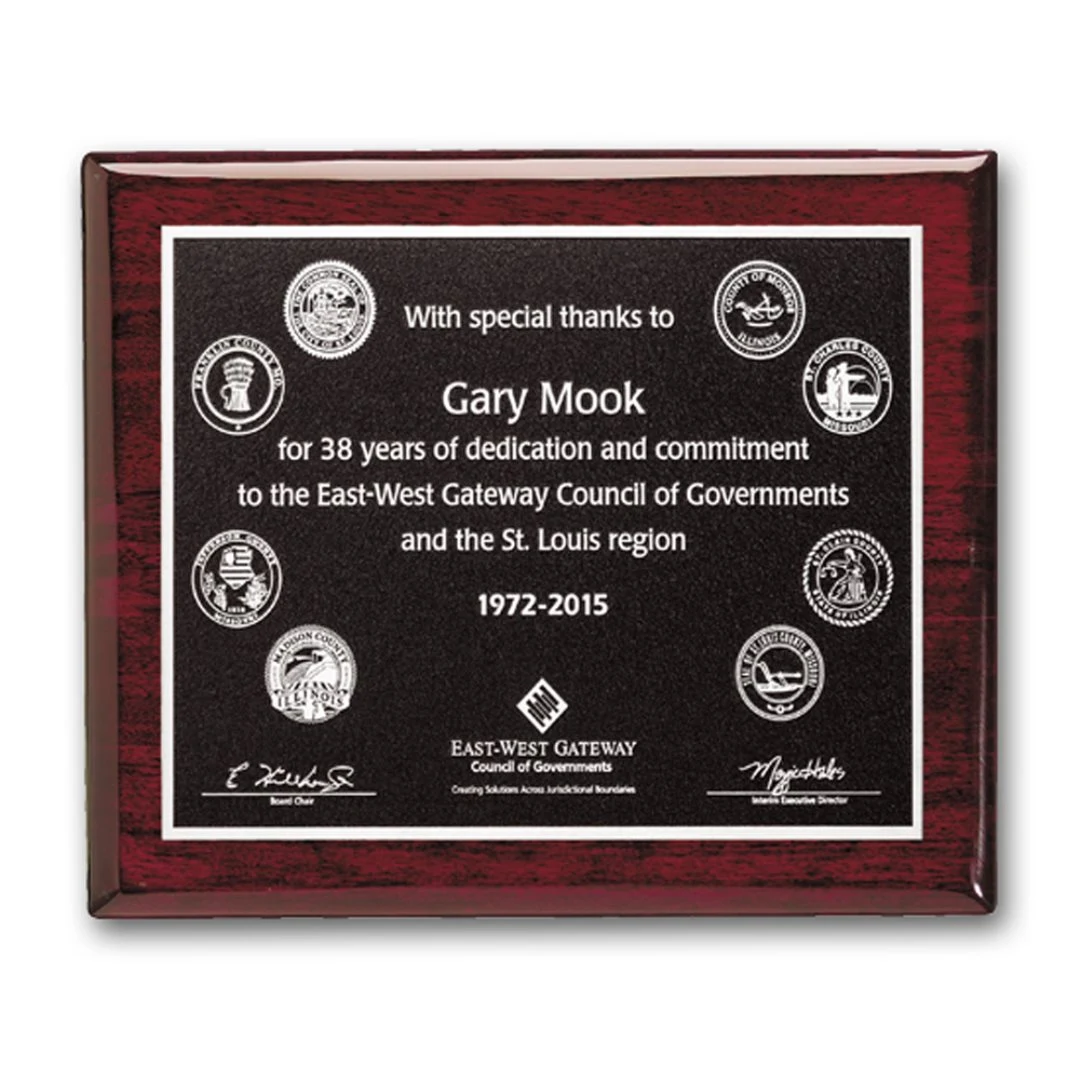 Photocast Plaque - Rosewood 1