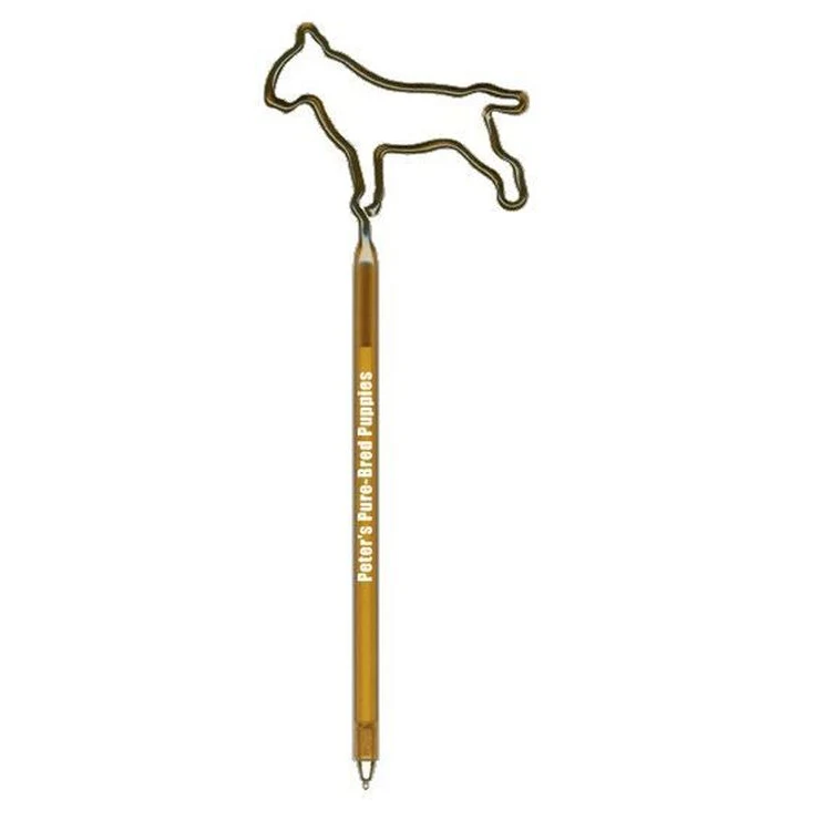 Dog Pit Bull Terrier Inkbend Standard, Bent Pen 1