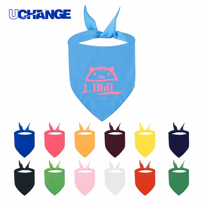 Polyester Pet Triangle Scarves for Daily Decoration