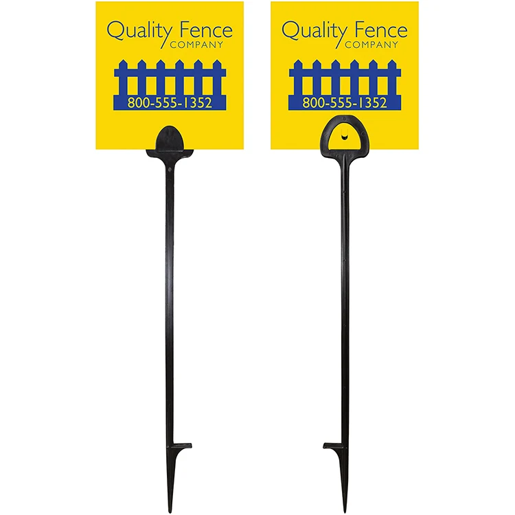 6" x 6" Value Marking Signs - Two Color, Front & Back 1
