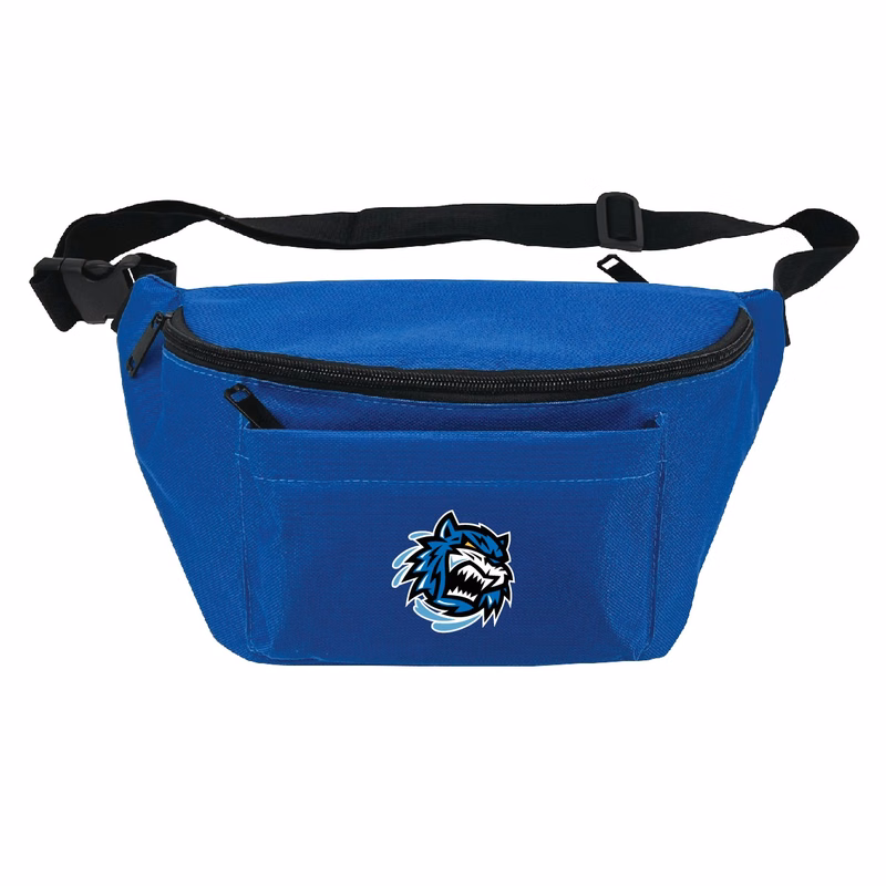Three-Zipper Fanny Pack/ Crossbody Sling