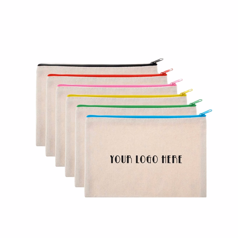 Environmental Friendly Natural Cotton Canvas Pouch