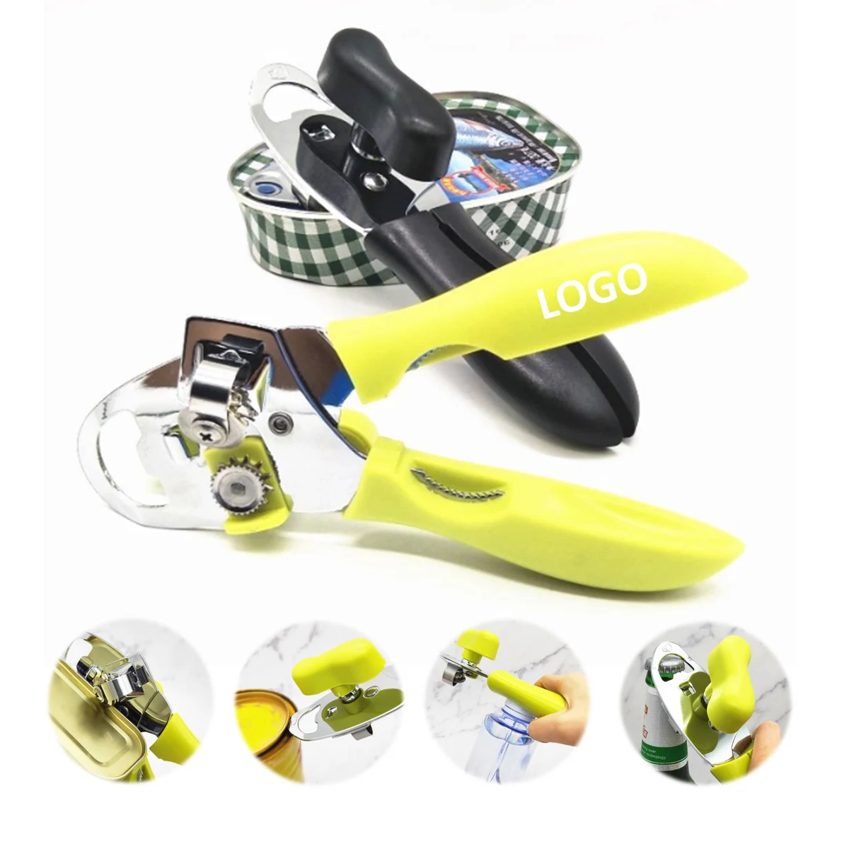 Stainless Steel 4 In 1 Can Opener 1