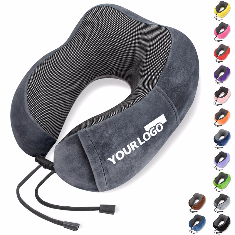 U-shaped memory cotton travel headrest