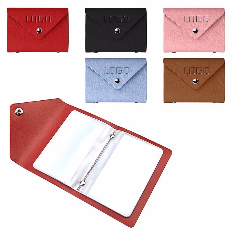 PU Leather Portable Credit Card Holder