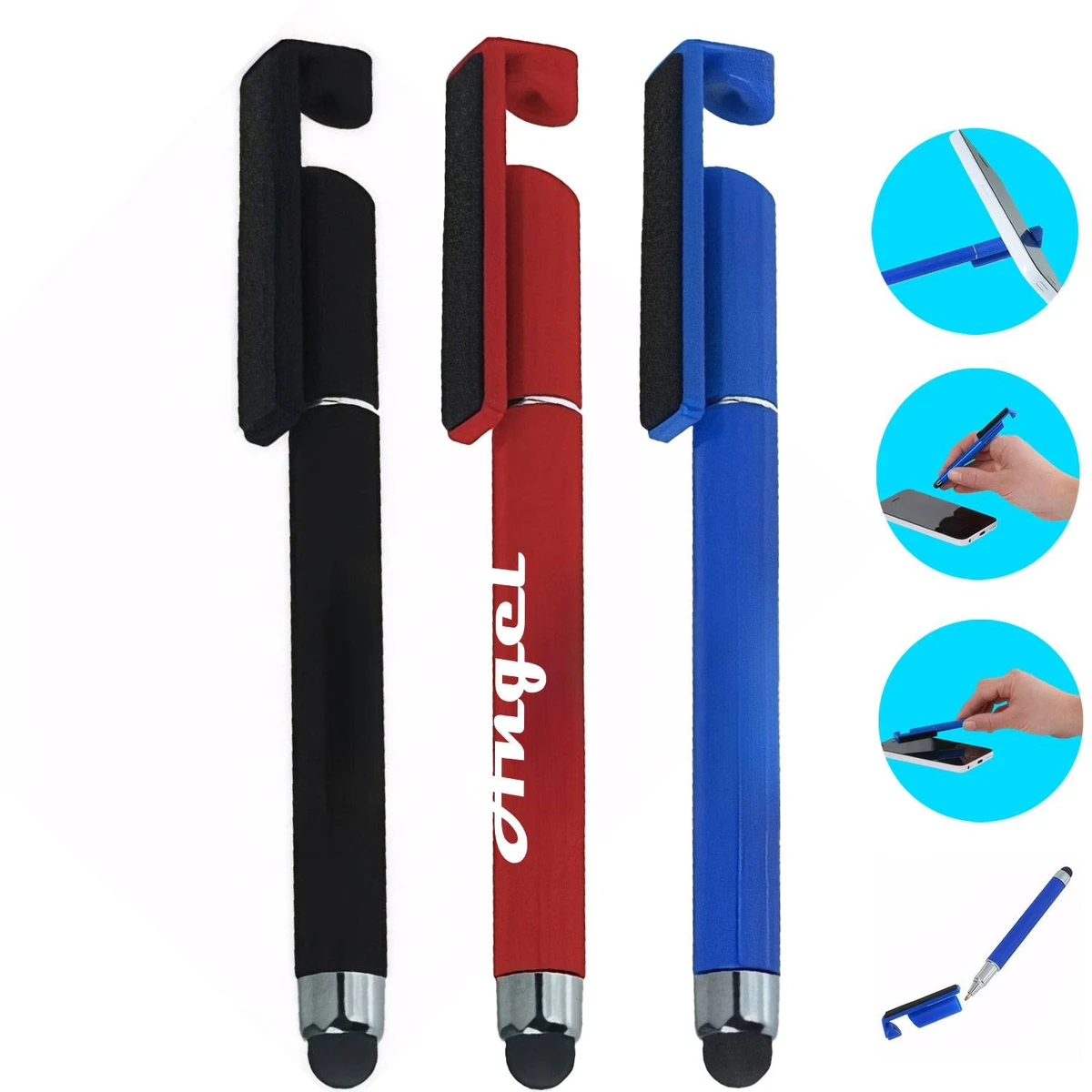 2 in 1 Mini Plastic Phone Stand Stylus Pen 1