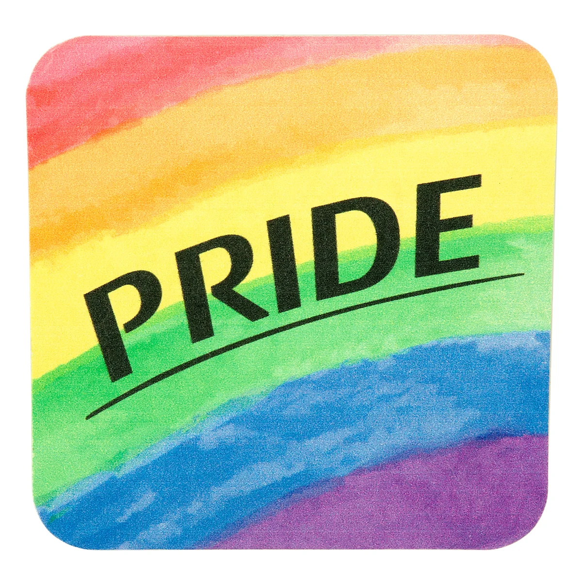 Full Color Process 40 Point Pride Pulp Board Coaster 1