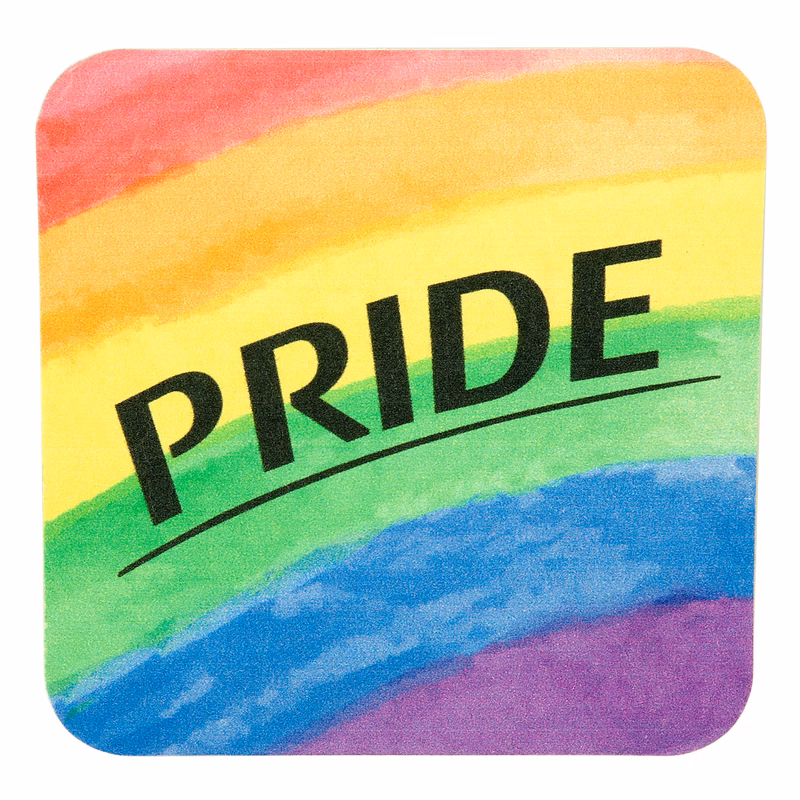 Full Color Process 40 Point Pride Pulp Board Coaster