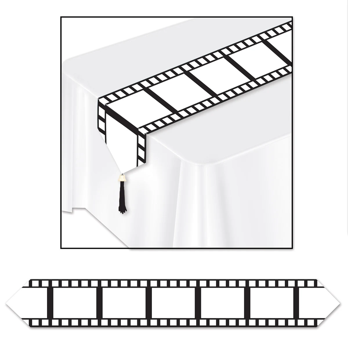 Printed Filmstrip Table Runner 1