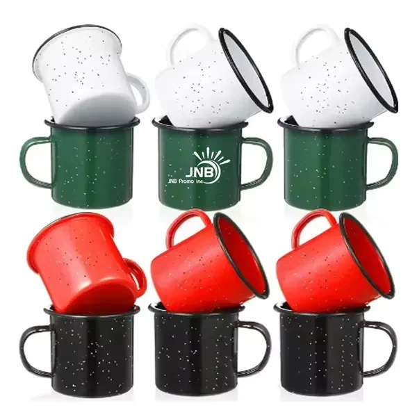 17oz Blue Camping Mug 1